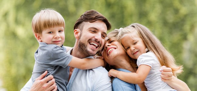 Endlich Zeit für die ganze Familie, zusammen auf Familienkur