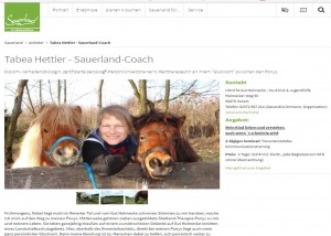 Tabea Hettler - tierunterstütztes Training im Sauerland